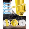 2-Ton Folding Engine Hoist with Lever, Hydraulic Shop Crane with 6 Swivel Wheels & Adjustable Boom (0.5T-2T), Heavy-Duty Cherry Picker for Garage - 4 of 4