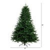 Nearly Natural 7' Pre-lit Edmonton Fir Artificial Christmas Tree with Multicolor LED Lights - 2 of 4