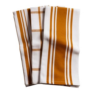 KAF Home Centerband/Basketweave/Windowpane Kitchen Towels, Set of 3 - 1 of 1