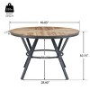 5-Piece Dining Set,Dining Set With Metal Legs,Dining Table Set For 4,Dining Set Of 4 Chairs,Indoor Dining Set For Dining Room-Cuddlewood - 4 of 4