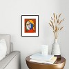 Marin Vaan Zaal Helene in Red Modern Female Metal Framed Art Print - Deny Designs - 2 of 4