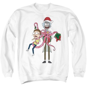 Men's Christmas, Merry Rickmas Gift For Morty Crewneck Sweatshirt - 1 of 4