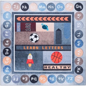 Santa Monica Kids SMK125  Machine Washable Skid-Resistant Power Loomed Indoor Rugs - Safavieh Kids - 1 of 4