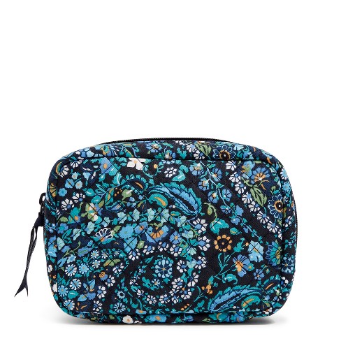 Vera Bradley Women's Cotton Large Travel Duffel Bag Sweet Garden Blue :  Target