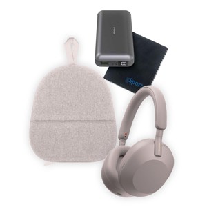 Sony WH-1000XM5 Wireless Noise Cancelling Over-Ear Headphones Bundle with gSport Accessory Kit - 1 of 4