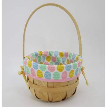 9" Chipwood with Liner Easter Basket Egg Toss Pattern - Spritz™
