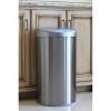 Nine Stars 13.2gal/50L Semi Round Motion Sensor Trash Can - 2 of 4