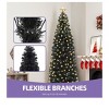 6ft/7.5ft Pre-Lit Artificial Pencil Christmas Tree with Remote Hallowen Tree - 4 of 4