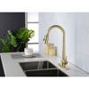 ALEXOUN Kitchen Faucet with Pull Down Sprayer , High Arc Single Handle Kitchen Sink Faucet with Deck Plate - 4 of 4