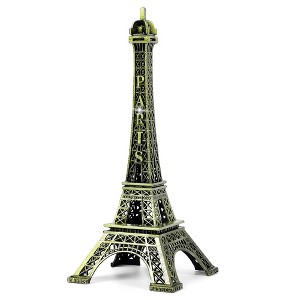 Unique Bargains 7.1 Inch High Decorative Metal Eiffel Tower Model Figurine 1 Pc - 1 of 4