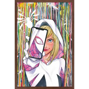 Trends International Marvel Ghost-Spider - Selfie Framed Wall Poster Prints - 1 of 4