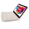 LINSAY 10.1"Octa Core 128GB Storage Android 14 Tablet with White Crocodile Style Keyboard - 3 of 4