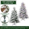 Casafield Pre-Lit Aspen Fir Artificial Christmas Tree with White & Multicolored LED Lights, Sturdy Stand - 3 of 4
