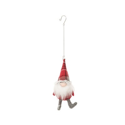 Gallerie II Lumberjack Gnome Jumping Ornament