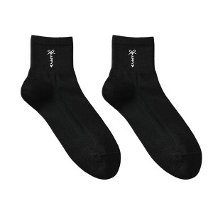 Anna-Kaci 5 Pairs Women's Breathable Mesh Crew Socks with Antibacterial Design for Everyday Comfort - 1 of 3