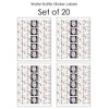 Big Dot of Happiness But First, Wine - Wine Tasting Party Water Bottle Sticker Labels - Set of 20 - 3 of 4