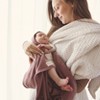 Luxury Organic Cotton Baby Swaddle Receiving Blanket + Hat Gift Set for Newborns and Infant Boys and Girls - image 4 of 4