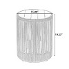 Christopher Knight Home Penley Outdoor Acacia Wood and Iron Side Table with Rope Accents - 3 of 4
