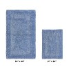 Lux Premium 100% Cotton Tufted Solid Reversible 2 PC Bath Rug Set – Ultra-Soft, Water-Absorbent, Durable, Machine Washable Bathroom Rug - 2 of 4