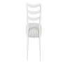 23.25"Ladderback Side Dining Chair is Ocean Colored Finish Set of 2 - 3 of 4