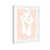15" x 21" Blush Ballerina Shoes Fashion and Glam Framed Art Print - Wynwood Studio: Modern Style, Digital Artwork, White Frame - 2 of 4