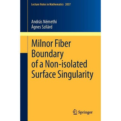 Milnor Fiber Boundary of a Non-Isolated Surface Singularity - (Lecture Notes in Mathematics) by  András Némethi & Ágnes Szilárd (Paperback)
