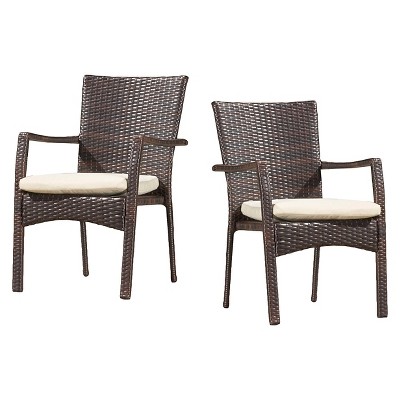 target wicker dining chairs