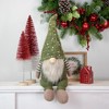 Northlight Sitting Christmas Gnome Decoration - 20.5" - Olive Green - 2 of 4