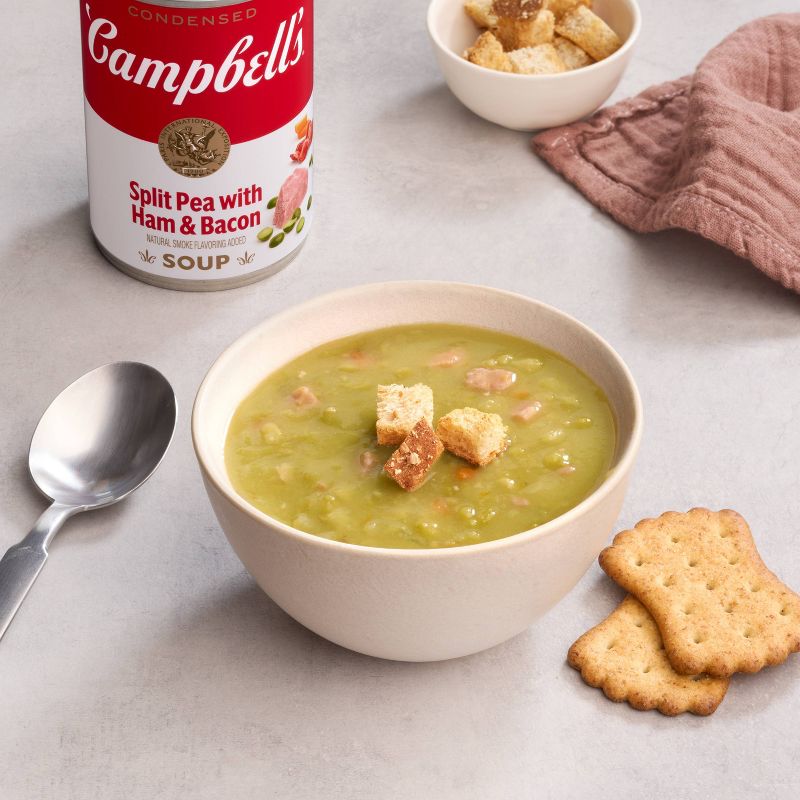 Campbell&#39;s Condensed Split Pea with Ham &#38; Bacon Soup - 11.5oz, 2 of 14