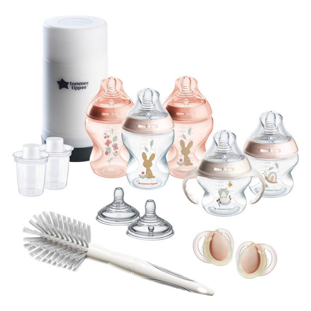 Photos - Baby Bottle / Sippy Cup Tommee Tippee Natural Start Ready for Baby Bottle Set - Girl 