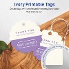 Avery Printable Round Scalloped Tags with Sure Feed Technology, 2-1/2" Diameter, Matte Ivory Cardstock, Print-to-the-Edge, Laser/Inkjet, 225 Total - 2 of 4