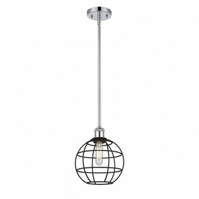 Lake Placid - 1 Light Stem Hung Pendant In Industrial Style-10.25 Inches Tall and 8 Inches Wide