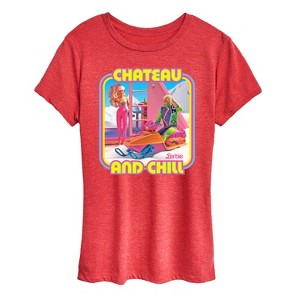 Women's - Barbie - Retro Chateau And Chill-Women's Short Sleeve Graphic T-Shirt Short Sleeve Graphic T-Shirt - 1 of 4