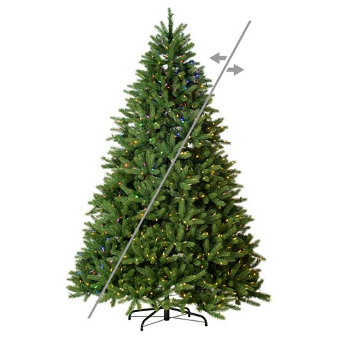 Vickerman 7.5' x 56 inch Frosted Danbury Spruce Artificial Unlit Christmas Tree.