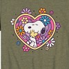 Boys' - Peanuts - Hug Heart Flower Short Sleeve Graphic T-Shirt - 2 of 4