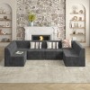 NicBex Couches for Living Room Single Seat Compressed Sofa Corduroy Sectional Sofa Couch Modern Upholstered Sofa Bed Sleeper for Apartment - 4 of 4