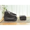 Bean Bag Chair with Filler, with Tufted Soft Stuffed Filling, Fluffy and Lazy Sofa, Comfy Cozy Bean Bag Chairs with Memory Foam for Living Room - 4 of 4