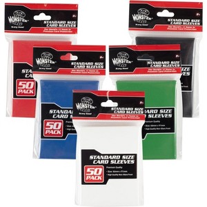 Monster Protectors Multi-Color Standard Size Card Sleeves(500 Pack, 66mm x 91mm) Compatible w TCGs, Sports Cards & More - Stocking Stuffer Gift Idea - 1 of 4