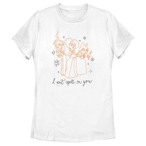 Women's Hocus Pocus Spell on You Outline T-Shirt - 1 of 4