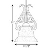 Progress Lighting Torino 1-Light Mini-Pendant, Brushed Nickel, Etched White Glass Bowl - 2 of 2