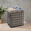 Laundry Hamper, 23.8 Gal. (90L) Laundry Basket, Collapsible Clothes Hamper, Removable and Washable Liner for Bedroom Bathroom - 2 of 4