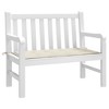vidaXL Garden Bench Cushion Cream 47.2"x19.7"x1.2" Oxford Fabric - 3 of 4