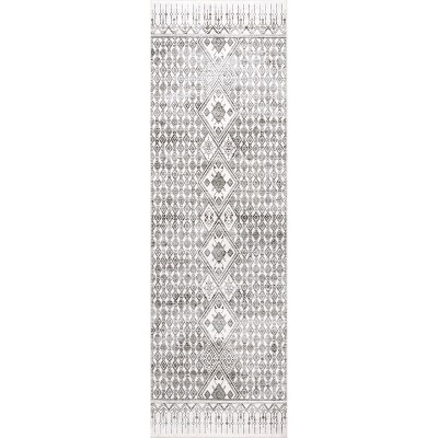 nuLOOM Hettie SpinClean Machine Washable Stain-Resistant Area Rug