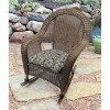 Outdoor Wicker Settee Seat/Chair Cushion Set - Jordan Manufacturing - 2 of 3