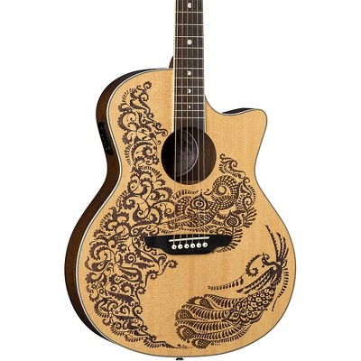 Luna Guitars Henna Paradise Select Spruce Acoustic-Electric Guitar Satin Natural