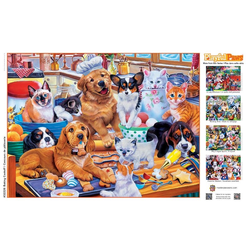 MasterPieces 300 Piece EZ Grip Jigsaw Puzzle - Baking Cookoff - 18"x24", 5 of 8