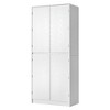 Whisen 72" Tall Farmhouse Kitchen Pantry Cabinet, Curved Storage Cabinet, Versatile Cupboard with 8 Door Shelves - 2 of 4