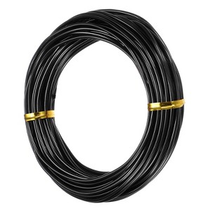 Unique Bargains Aluminum Gardening Branch Bonsai Training Wire 1 Roll - 1 of 4