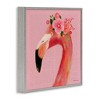 Stupell Industries Floral Flamingo Pink Portrait, 24" x 24" - 3 of 4