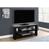 FONTOI TV Stand for TV up to 42" with Storage Shelves, Entertainment Center for Living Room, Black, 15.5"*19.75"*42" - 2 of 4